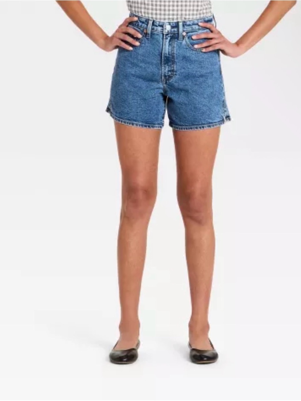 Universal Thread High-Rise A-Line Denim Shorts